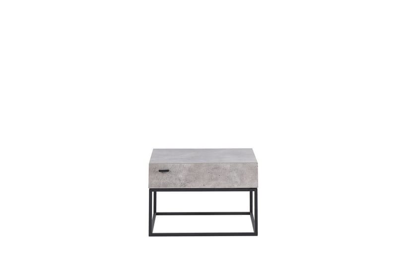 Zygmont Sängbord 55 cm med Lådor i Trä - Grå - Möbler - Bord & matgrupp - Avlastningsbord & sidobord - Sängbord & nattduksbord