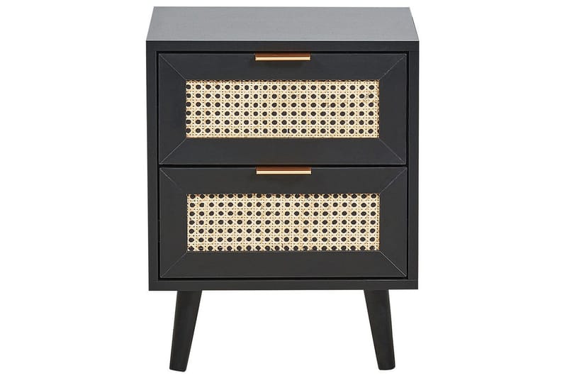 Sängbord Opoco med 2 förvaringslådor - Möbler - Bord & matgrupp - Avlastningsbord & sidobord - Sängbord & nattduksbord