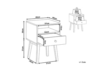 Sängbord Rodes - Möbler - Bord & matgrupp - Avlastningsbord & sidobord - Sängbord & nattduksbord