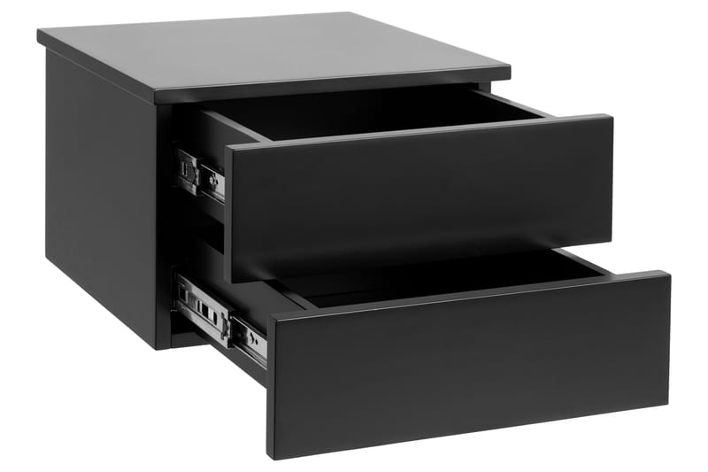 S�ängbord Salmani 32 cm - Svart - Möbler - Bord & matgrupp - Avlastningsbord & sidobord - Sängbord & nattduksbord