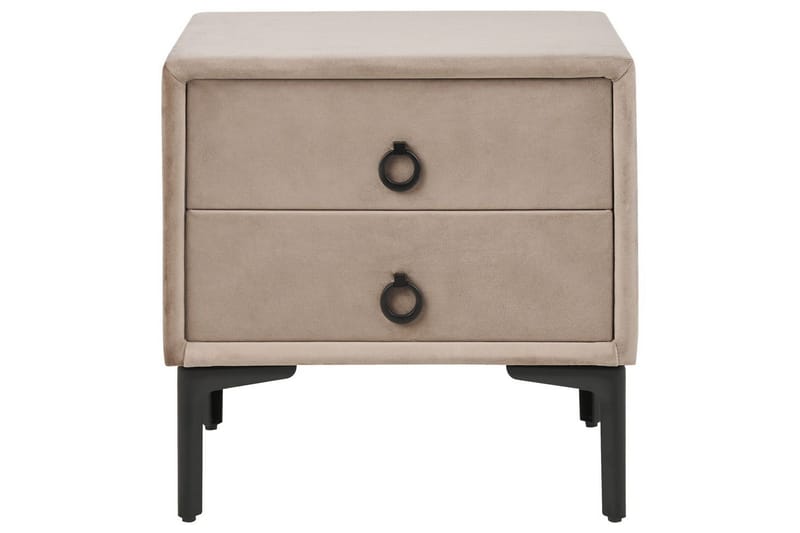 Sängbord Sezanne Beige, grå, svart - Beige, grå, svart - Möbler - Bord & matgrupp - Avlastningsbord & sidobord - Sängbord & nattduksbord