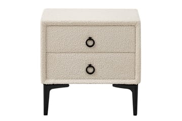 Sängbord Sezanne Vit, Svart - Vit, Svart - Möbler - Bord & matgrupp - Avlastningsbord & sidobord - Sängbord & nattduksbord