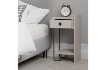 Sängbord Sirius 32x30 cm Ljusbrun - Hanah Home - Möbler - Bord & matgrupp - Avlastningsbord & sidobord - Sängbord & nattduksbord