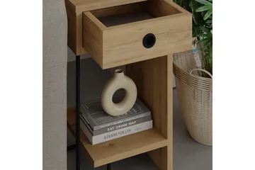 Sirius Sängbord 32x30 cm Ljusbrun - Hanah Home - Möbler - Bord & matgrupp - Avlastningsbord & sidobord - Sängbord & nattduksbord