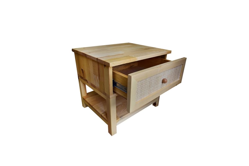 Sängbord Spar 50x40 cm Brun - Hanah Home - Sängbord & nattduksbord