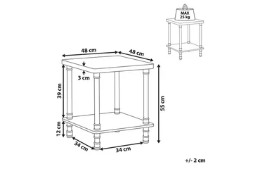 Sängbord Veril - Möbler - Bord & matgrupp - Avlastningsbord & sidobord - Sängbord & nattduksbord