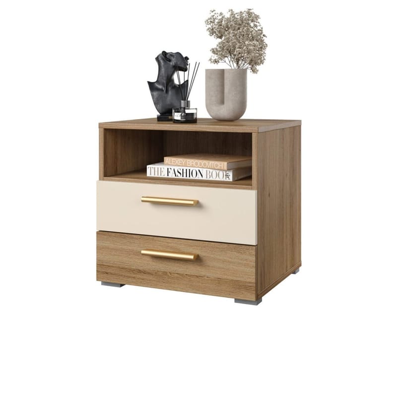 Sängbord Vertina med 2 Lådor - Möbler - Bord & matgrupp - Avlastningsbord & sidobord - Sängbord & nattduksbord