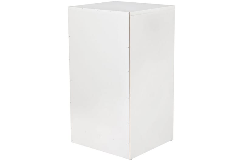 Sängbord Wohnling för resårbotten, 68 cm hög och 3 lådor i modern design Vit - Vit - Möbler - Bord & matgrupp - Avlastningsbord & sidobord - Sängbord & nattduksbord