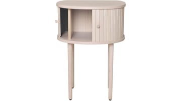 Sängbord Yngvar 68 cm - Vitpigmenterad ek - Möbler - Bord & matgrupp - Avlastningsbord & sidobord - Sängbord & nattduksbord