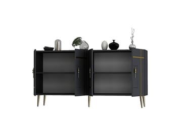 Safiya Konsollbord 150 cm - Guld/Antracit - Möbler - Bord & matgrupp - Avlastningsbord & sidobord - Konsolbord & hallbord
