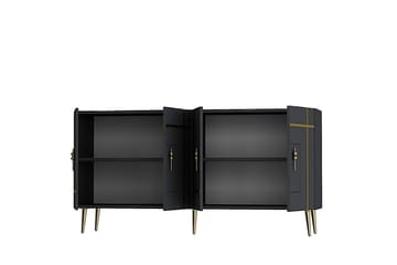 Safiya Konsollbord 150 cm - Guld/Antracit - Möbler - Bord & matgrupp - Avlastningsbord & sidobord - Konsolbord & hallbord