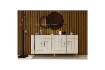 Safiya Konsollbord 150 cm - Guld/Vit - Möbler - Bord & matgrupp - Avlastningsbord & sidobord - Konsolbord & hallbord