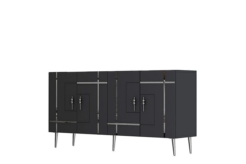Safiya Konsollbord 150 cm - Silver/Antracit - Möbler - Bord & matgrupp - Avlastningsbord & sidobord - Konsolbord & hallbord