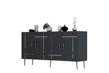 Safiya Konsollbord 150 cm - Silver/Antracit - Möbler - Bord & matgrupp - Avlastningsbord & sidobord - Konsolbord & hallbord