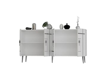 Safiya Konsollbord 150 cm - Vit/Silver - Möbler - Bord & matgrupp - Avlastningsbord & sidobord - Konsolbord & hallbord