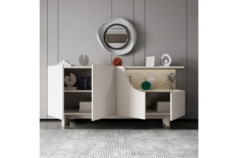 Safiya Konsollbord 180 cm - Beige - Möbler - Bord & matgrupp - Avlastningsbord & sidobord - Konsolbord & hallbord