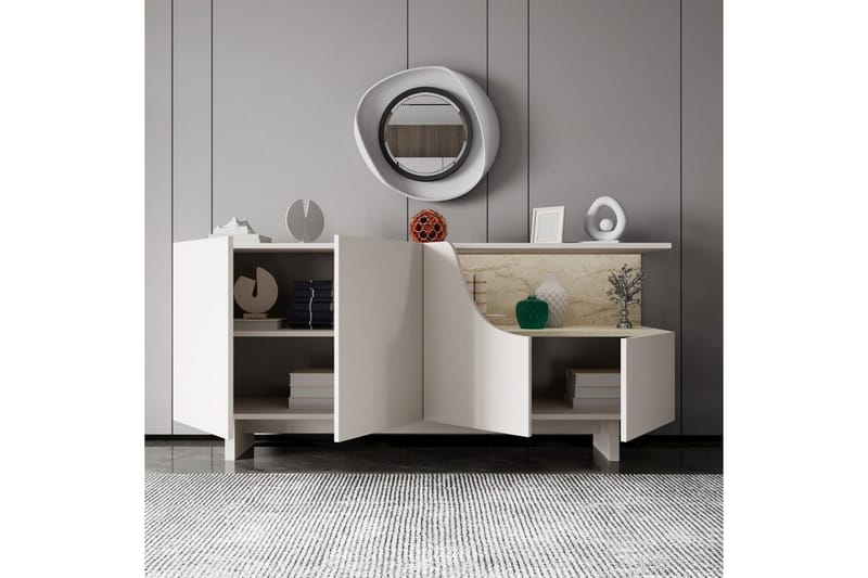 Safiya Konsollbord 180 cm - Beige - Möbler - Bord & matgrupp - Avlastningsbord & sidobord - Konsolbord & hallbord