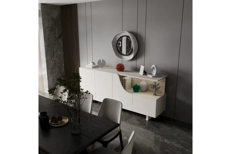 Safiya Konsollbord 180 cm - Beige - Möbler - Bord & matgrupp - Avlastningsbord & sidobord - Konsolbord & hallbord