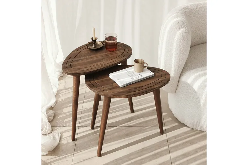 Saldus Satsbord - Valnöt - Möbler - Bord & matgrupp - Avlastningsbord & sidobord - Satsbord