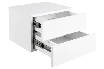 Salmani Sängbord 32 cm - Vit - Möbler - Bord & matgrupp - Avlastningsbord & sidobord - Sängbord & nattduksbord