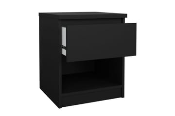 Salomns Kvadratiskt Sängbord 40,4 cm i Målat Trä med Lådor - Svart - Möbler - Bord & matgrupp - Avlastningsbord & sidobord - Sängbord & nattduksbord