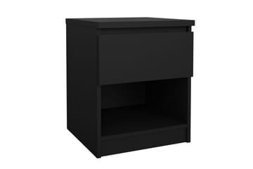 Salomns Kvadratiskt Sängbord 40,4 cm i Målat Trä med Lådor - Svart - Möbler - Bord & matgrupp - Avlastningsbord & sidobord - Sängbord & nattduksbord
