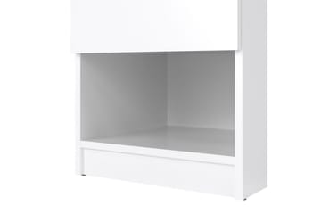 Salomns Kvadratiskt Sängbord 40,4 cm i Målat Trä med Lådor - Vit - Möbler - Bord & matgrupp - Avlastningsbord & sidobord - Sängbord & nattduksbord