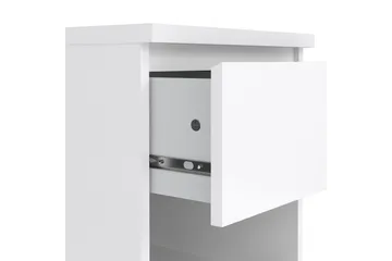 Salomns Kvadratiskt Sängbord 40,4 cm i Målat Trä med Lådor - Vit - Möbler - Bord & matgrupp - Avlastningsbord & sidobord - Sängbord & nattduksbord