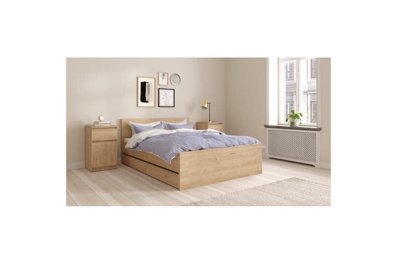Salomns Sängbord 40 cm - Brun - Möbler - Bord & matgrupp - Avlastningsbord & sidobord - Sängbord & nattduksbord