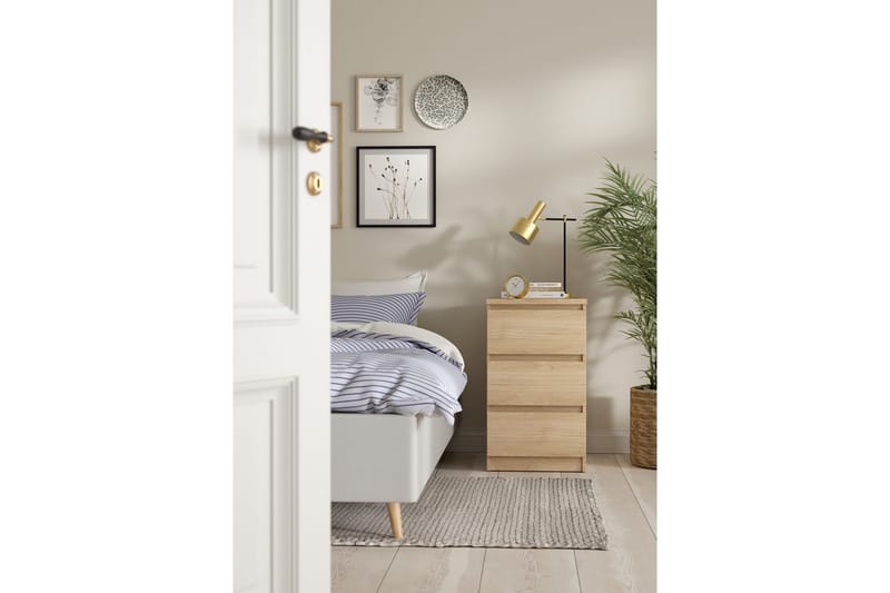 Salomns Sängbord 40 cm - Rödfärgat trä - Möbler - Bord & matgrupp - Avlastningsbord & sidobord - Sängbord & nattduksbord