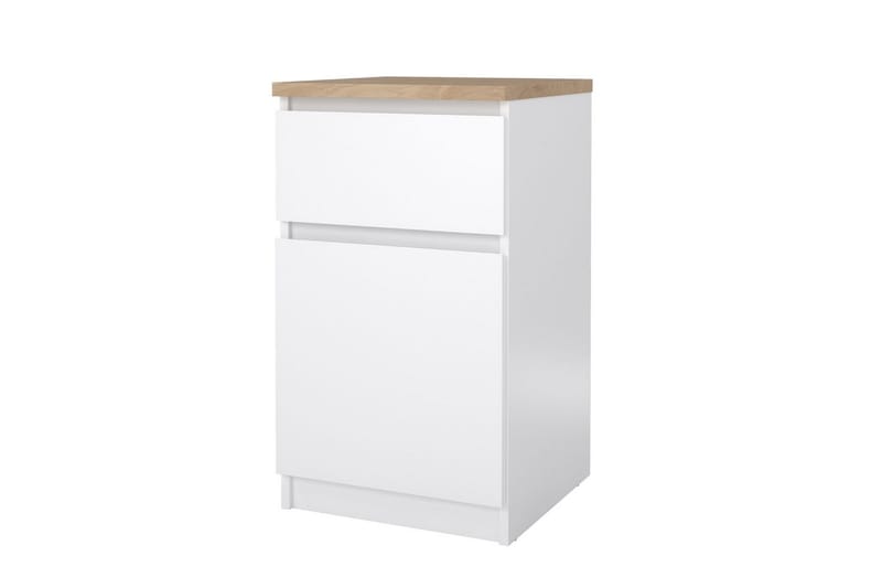 Salomns Sängbord 40 cm - Vit - Möbler - Bord & matgrupp - Avlastningsbord & sidobord - Sängbord & nattduksbord