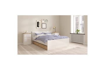 Salomns Sängbord 40 cm - Vit - Möbler - Bord & matgrupp - Avlastningsbord & sidobord - Sängbord & nattduksbord