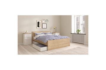 Salomns Sängbord 40 cm - Vit - Möbler - Bord & matgrupp - Avlastningsbord & sidobord - Sängbord & nattduksbord