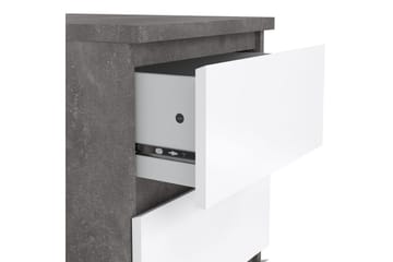 Salomns Sängbord 40 cm - Vit - Möbler - Bord & matgrupp - Avlastningsbord & sidobord - Sängbord & nattduksbord