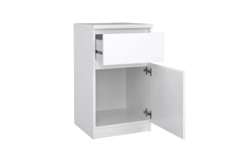 Salomns Sängbord 40 cm - Vit - Möbler - Bord & matgrupp - Avlastningsbord & sidobord - Sängbord & nattduksbord