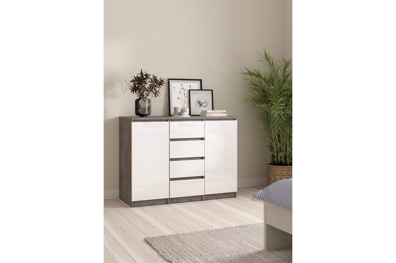 Salomns Sidobord 121 cm - Vit - Möbler - Bord & matgrupp - Avlastningsbord & sidobord - Lampbord & sidobord