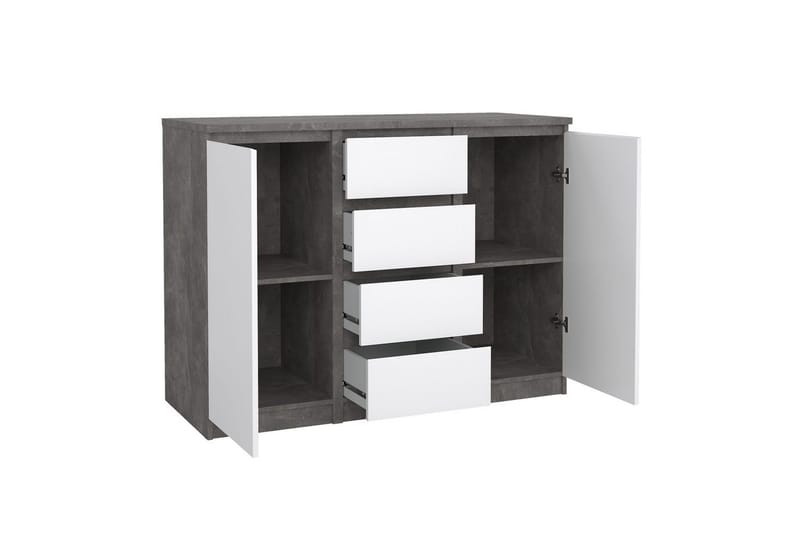 Salomns Sidobord 121 cm - Vit - Möbler - Bord & matgrupp - Avlastningsbord & sidobord - Lampbord & sidobord