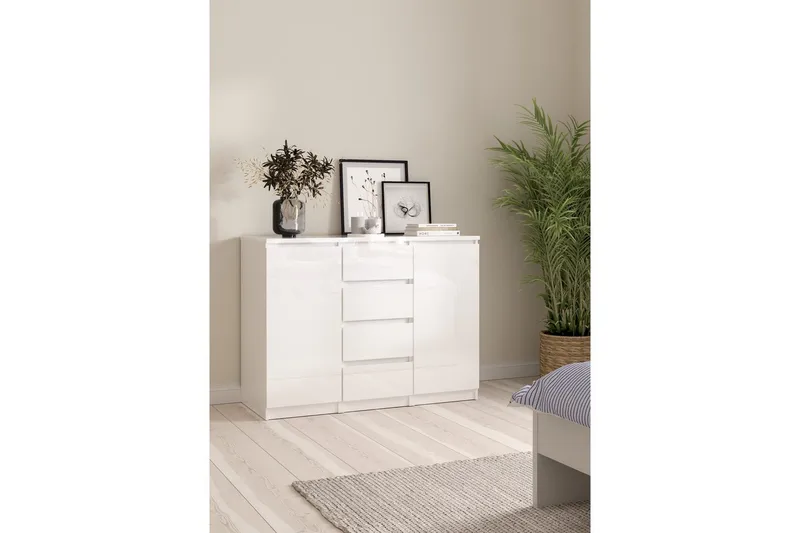 Salomns Skänk 120,8 cm - Vit - Förvaring - Förvaringsmöbler - Sideboard & skänk