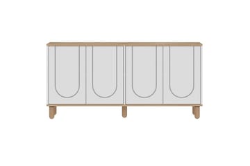 Salven Konsollbord 150 cm - Ek/Vit - Möbler - Bord & matgrupp - Avlastningsbord & sidobord - Konsolbord & hallbord