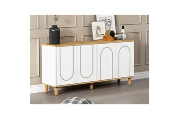 Salven Konsollbord 150 cm - Ek/Vit - Möbler - Bord & matgrupp - Avlastningsbord & sidobord - Konsolbord & hallbord