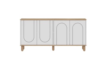 Salven Konsollbord 150 cm - Ek/Vit - Möbler - Bord & matgrupp - Avlastningsbord & sidobord - Konsolbord & hallbord