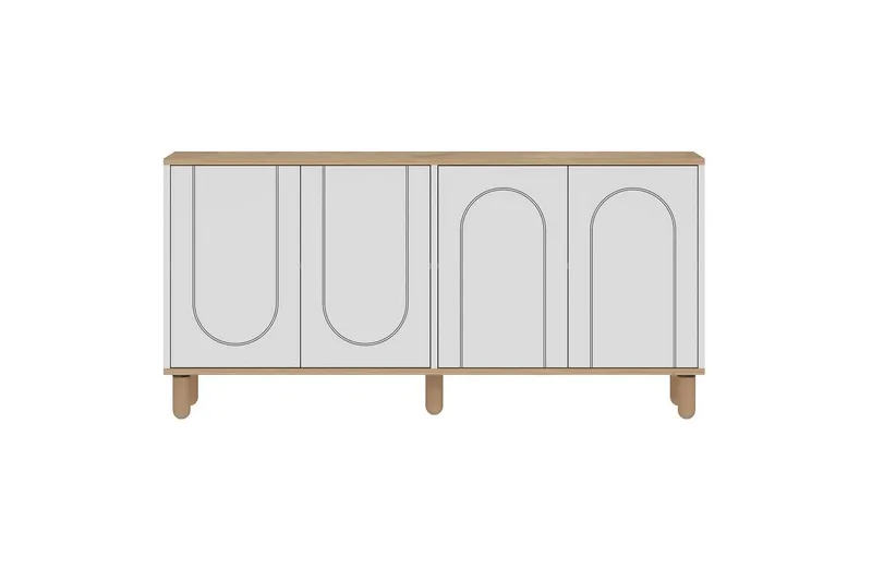 Salven Konsollbord 150 cm, Ek/Vit