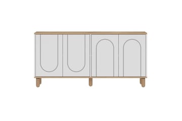 Salven Konsollbord 150 cm - Ek/Vit - Möbler - Bord & matgrupp - Avlastningsbord & sidobord - Konsolbord & hallbord