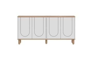 Salven Konsollbord 150 cm - Ek/Vit - Möbler - Bord & matgrupp - Avlastningsbord & sidobord - Konsolbord & hallbord