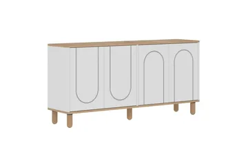 Salven Konsollbord 150 cm - Ek/Vit - Möbler - Bord & matgrupp - Avlastningsbord & sidobord - Konsolbord & hallbord