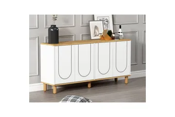 Salven Konsollbord 150 cm - Ek/Vit - Möbler - Bord & matgrupp - Avlastningsbord & sidobord - Konsolbord & hallbord