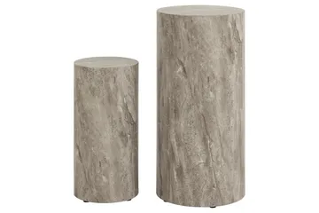 Samon Piedestal 34x70 cm - Grå - Möbler - Bord & matgrupp - Avlastningsbord & sidobord - Piedestal & blompiedestal