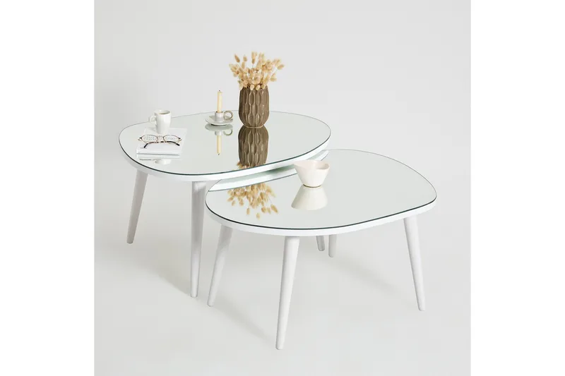 Samtens Satsbord - Vit - Möbler - Bord & matgrupp - Avlastningsbord & sidobord - Satsbord