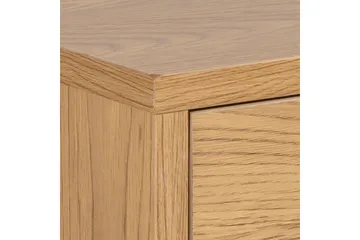 Satoru Vägghängt Sängbord 35 cm med Låda i Trä med Ekutseende - Brun - Möbler - Bord & matgrupp - Avlastningsbord & sidobord - Sängbord & nattduksbord