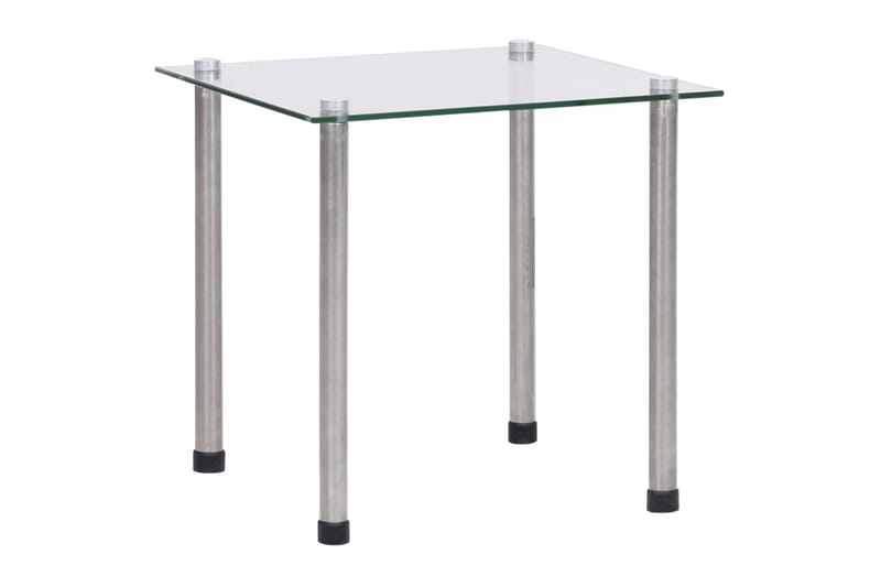 Satsbord 3 st genomskinlig härdat glas - Transparent - Lampbord & sidobord - Brickbord & småbord